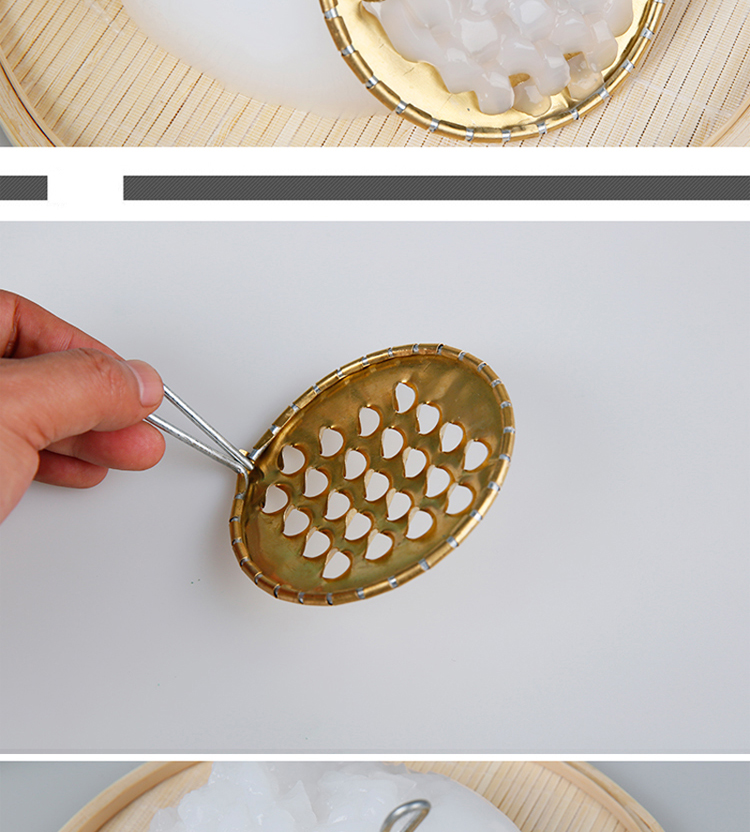 凉粉刮子纯铜家用加厚刮丝器的工具大号商用神器凉皮刀刮刀刮丝器神器