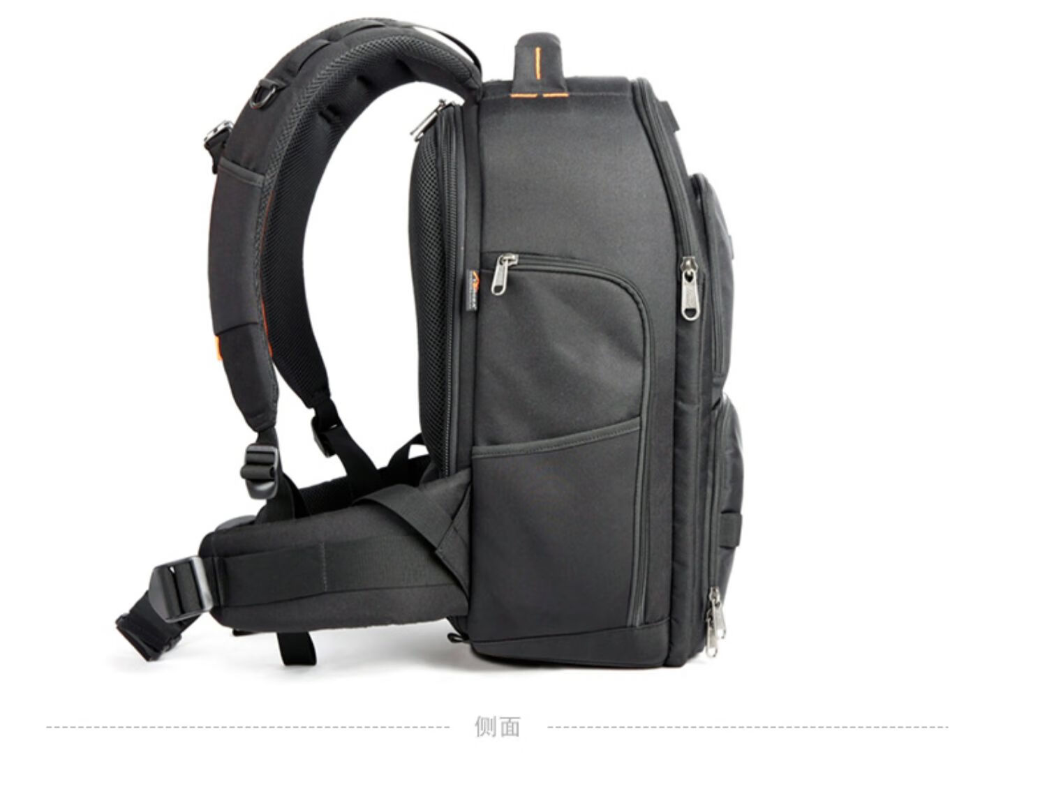 nbiubtongba双肩包相机包后开佳能反400专业大炮镜头摄影包tb783灰色