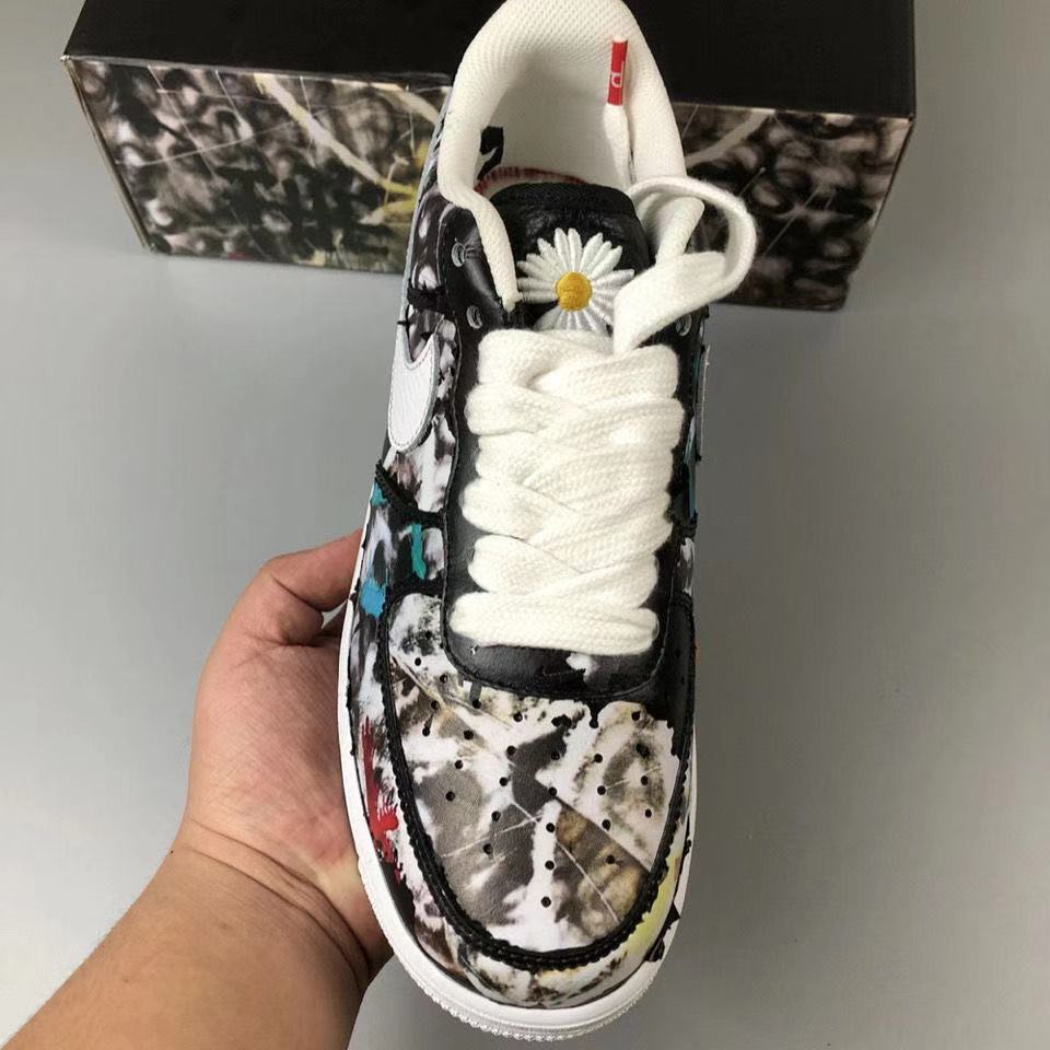 0小雏菊刮刮乐低帮男女板鞋aj 【纯原黑】空军权志龙 36【图片 价格