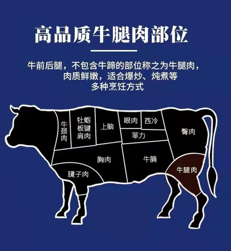 牛肉名称部位对应图图片