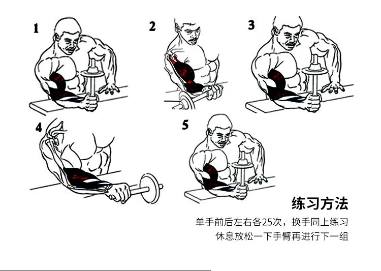 李小龙腕力器小臂力量训练麒麟臂训练器臂力器咏春辅助训练25kg快捷卡