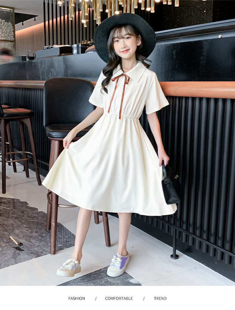 窈欣裙子夏天仙女儿童小公主裙女大童连衣裙12岁-15岁夏季小学生小