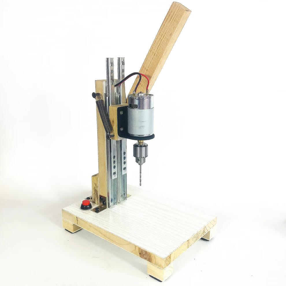 定制微型迷你精密高速手工台钻钻床铣床小型diy制作工具12v 台钻 12v