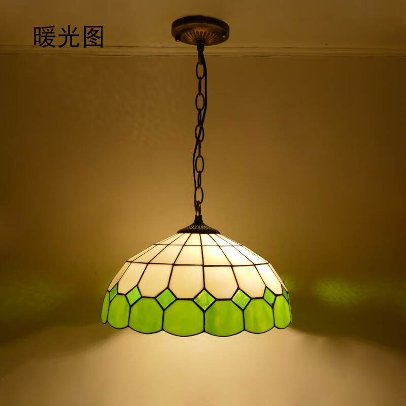 彩色玻璃地中海风格多尺寸多色调卧室餐厅酒店吊灯十大品牌商场同款