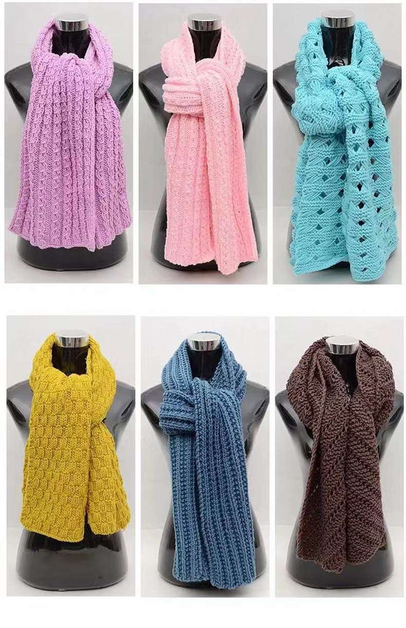 围巾毛线手工diy编织粗线球织围巾毛线团情人牛奶棉材料包 03 浅粉