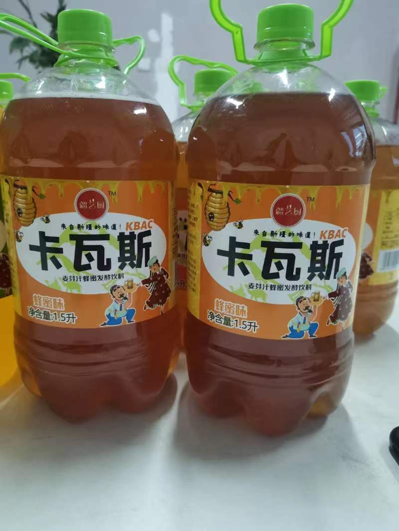新疆特产传统卡瓦斯蜂蜜发酵饮品格瓦斯桶装饮料 蜂蜜味1.