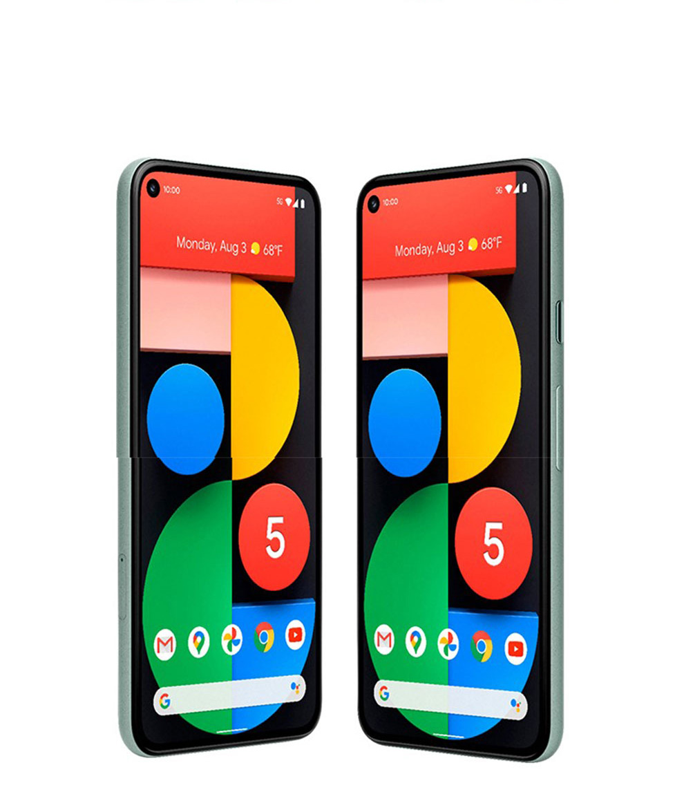 谷歌googlepixel5移动联通双4g单卡手机原生安卓可支持5g草绿色o版