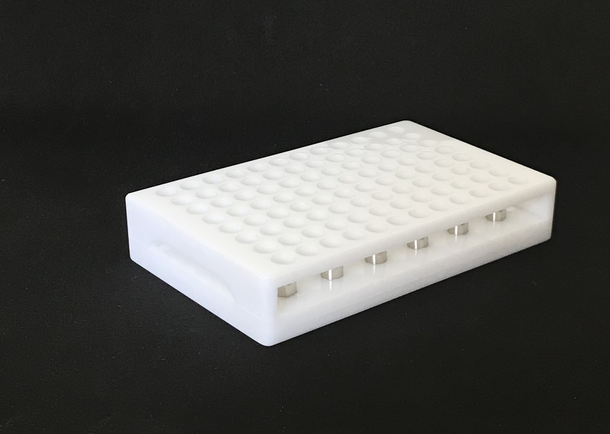 霜魄96孔板磁力架 磁架 磁分离架 生物磁珠实验磁力架 铝合金磁分选架