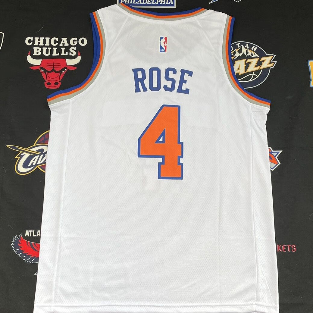 支持国货李宁 尼克斯4号公牛队1号罗斯球衣刺绣篮球服运动背心吸汗