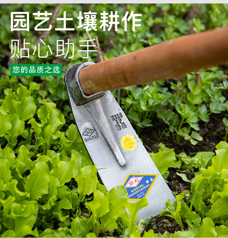 全钢锄头多功能开沟神器农用老式挖土挖地种菜工具开山翻土挖笋锄