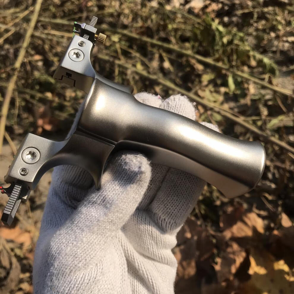 锁凤9代钛合金扁皮弹弓免绑快压夹片户外高精准度成人男九代 全钛锁