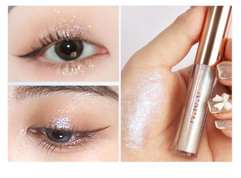 珂拉祺同款液体眼影闪防水闪粉亮片卧蚕珠光提亮偏光亮晶晶学生01奶糖