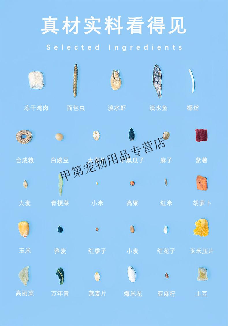 用品食物饲料主粮自配粮食金丝熊面包虫干鲜品冻干仓鼠粮罐装1100ml