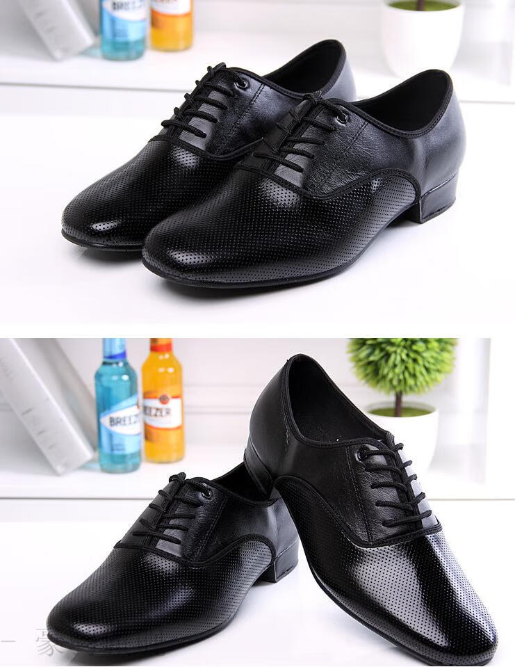 贝蒂男拉丁舞真皮鞋男式摩登舞蹈鞋软底男子舞鞋成人拉丁舞鞋男国标