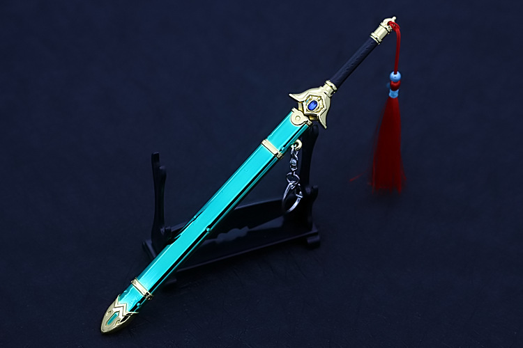 魔法少女樱周边 李小狼王小明宝剑模型 合金 李小狼剑