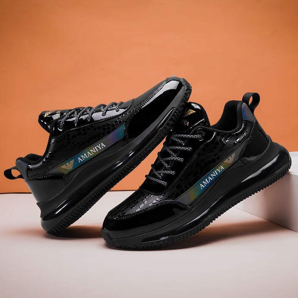 官方自营旗舰店】联名阿·玛·尼同款意大利阿玛呢头层牛皮鞋子男2022