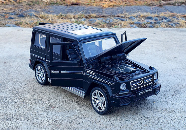 奔驰g65合金车模132仿真越野车汽车suv模型声光回力玩具收藏摆件白色