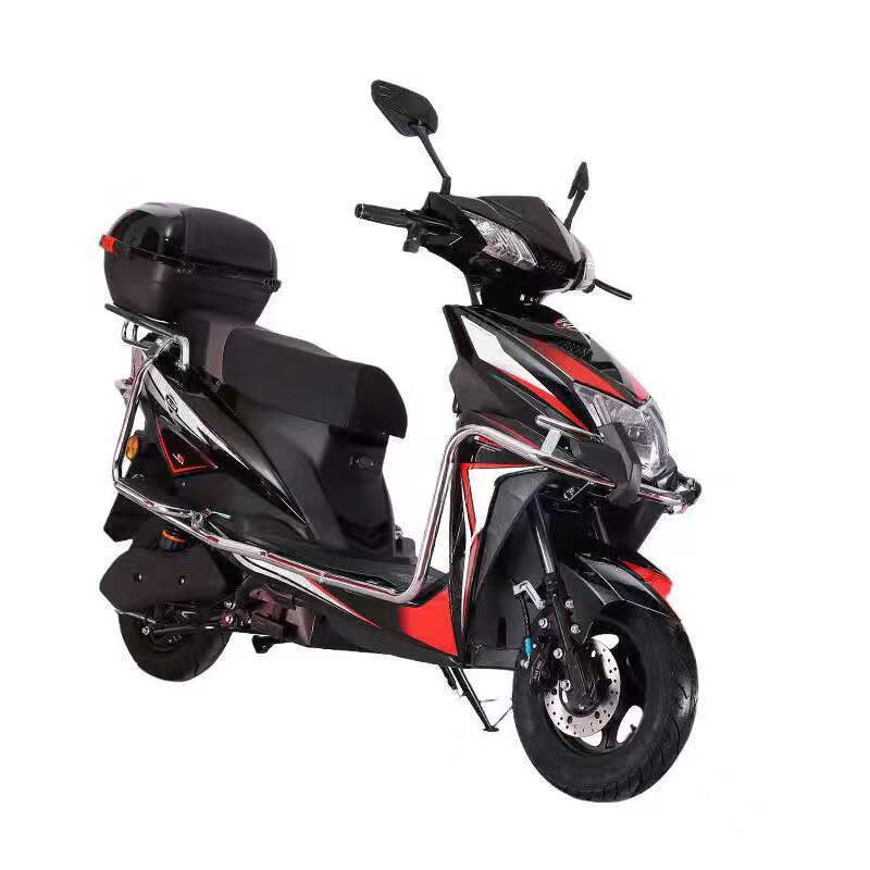 尚领战神电动车60v成人双人电瓶摩托车72v男女大功率两轮踏板车 蓝色