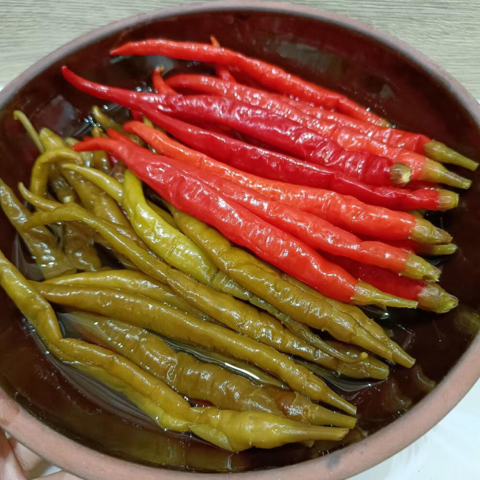 贵州土特产泡辣椒铜仁农家自制红青酸辣椒老坛二荆条糟辣子海椒500g1