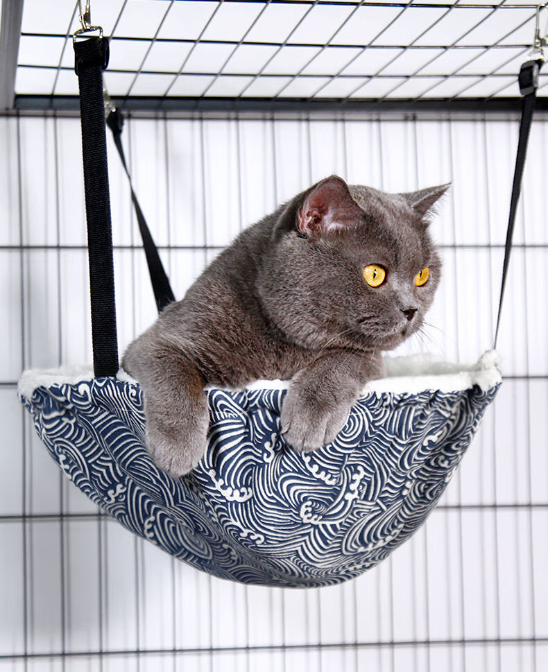 精选好物猫咪吊床猫咪挂式吊床猫吊床猫垫子猫笼子吊床观景猫床猫咪