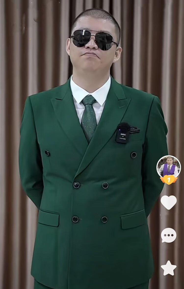 【精选好物】快手红人二驴的同款轻熟风双排扣西服男士外套修身商务