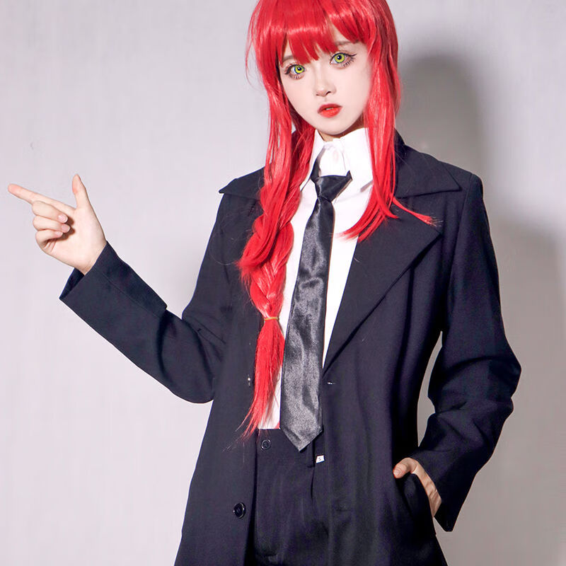 电锯人cos 玛奇玛cos服套装黑西装外套动漫cosplay服装 玛奇玛套装