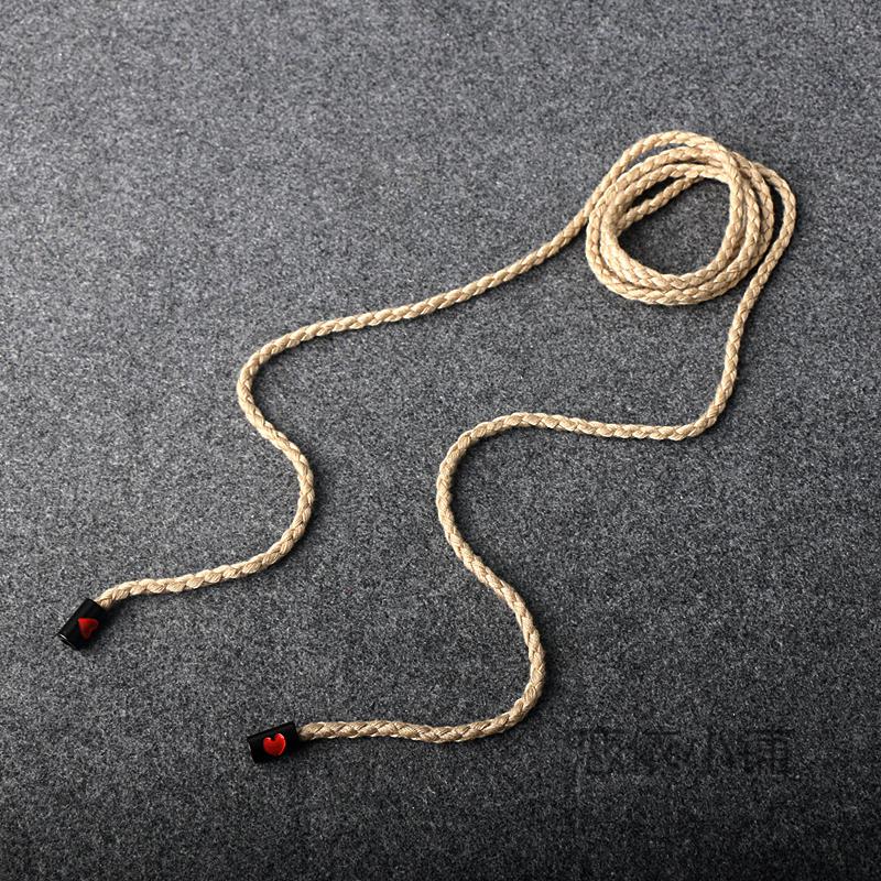 纯棉腰绳女细配裙子衬衫简约百搭装饰腰链时尚休闲打结绳子裤腰带t1