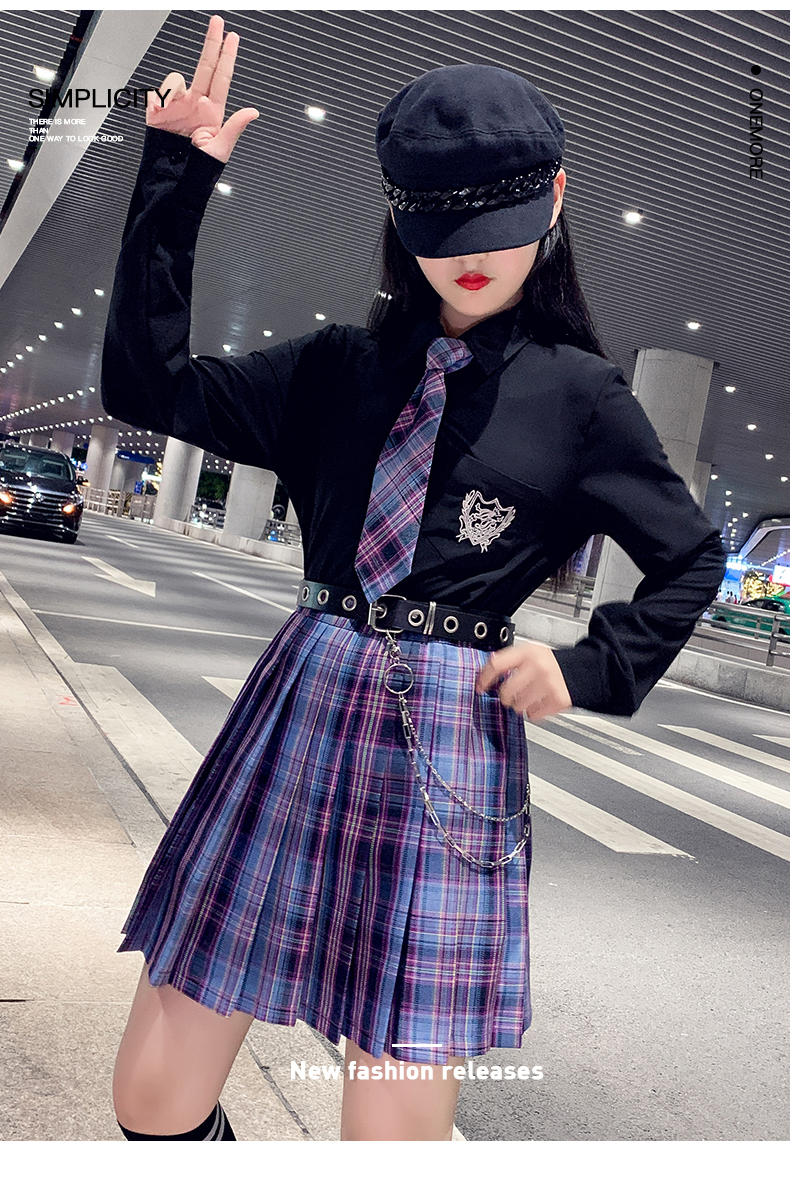 小女孩jk制服小学生夏季春秋装连衣学生1电竞少女霸气全套西装 电竞