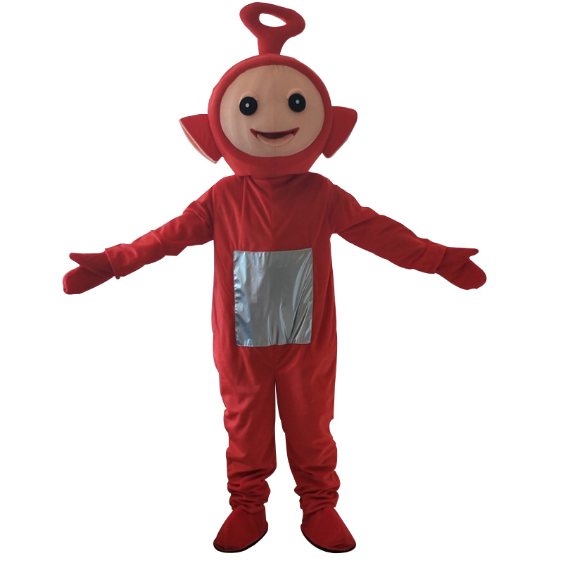 天线宝宝玩偶服定制人偶服装服装衣服成人玩偶可爱头套 红色 均码