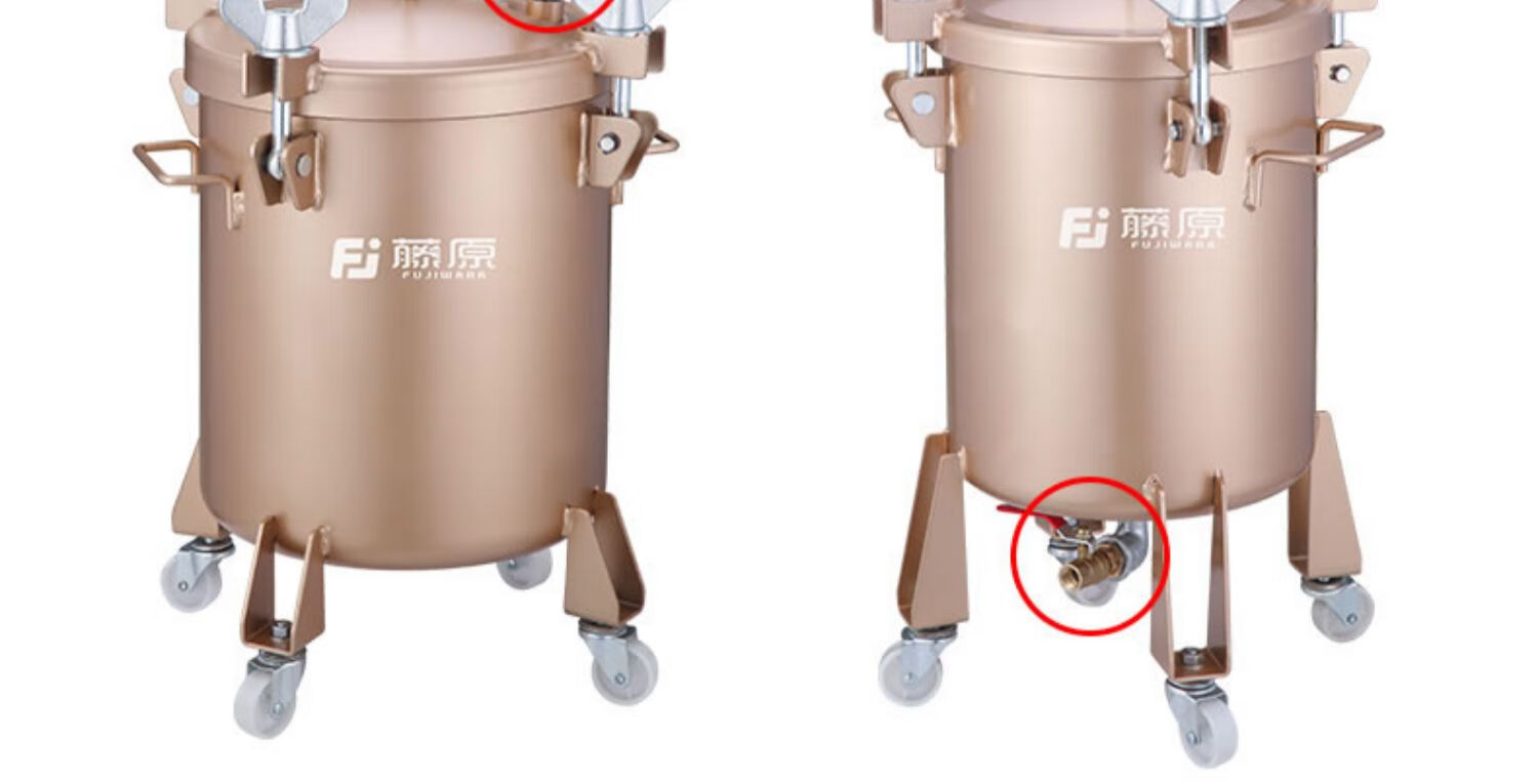 多彩漆喷枪水包水压力桶水包砂仿石漆喷涂机油漆水包砂压力罐20l