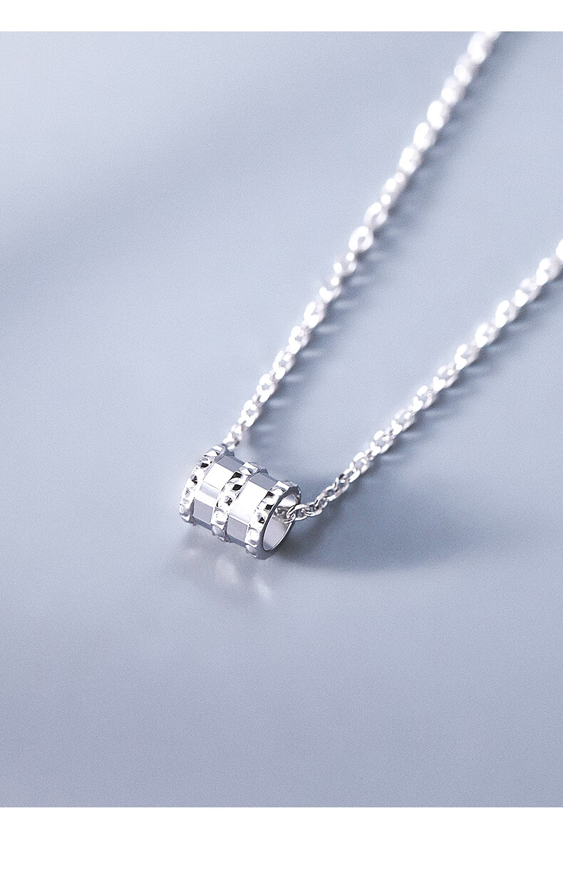 ck施华洛世奇锆小蛮腰项链女潮网红锁骨链简约气质学生情侣吊坠七夕