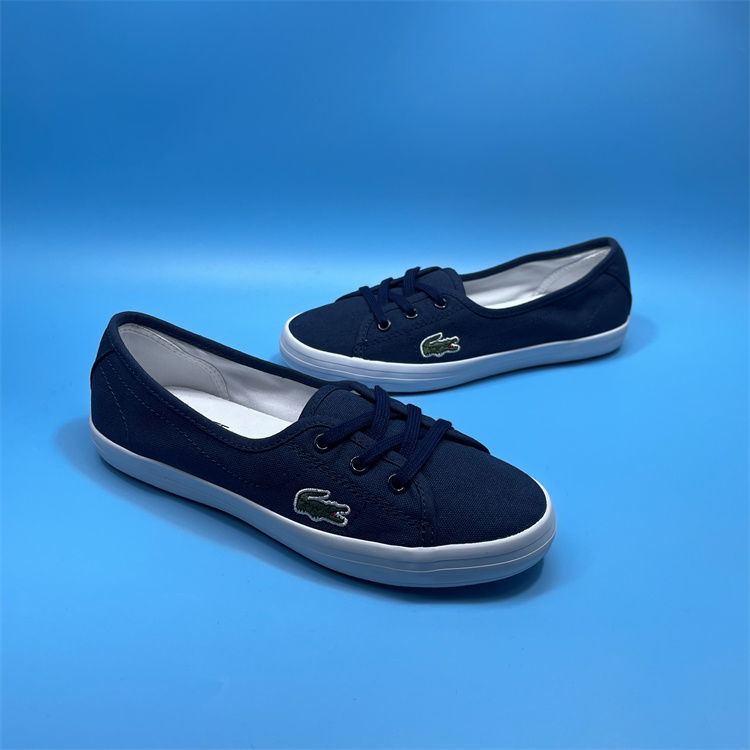 zhio法国鳄鱼女鞋高颜值休闲舒适轻便透气甜美鳄鱼帆布鞋图一355