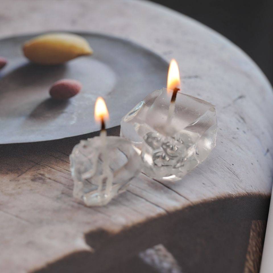 软硬q弹果冻蜡原材料水晶蜡diy原料透明创意香薰蜡烛手工制作杯蜡软