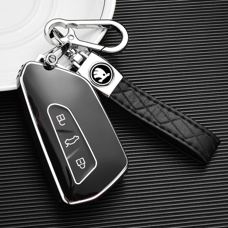 专用2022款斯柯达明锐pro钥匙套汽车遥控壳包扣装饰用品个性男女