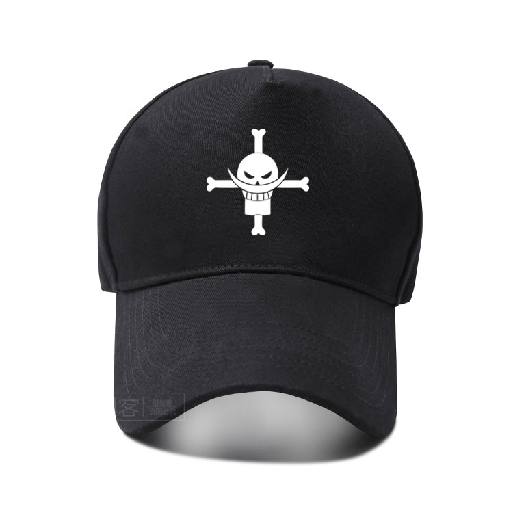 海贼王路飞帽子男女时尚百搭鸭舌帽秋冬个性休闲运动棒球帽周边 路飞