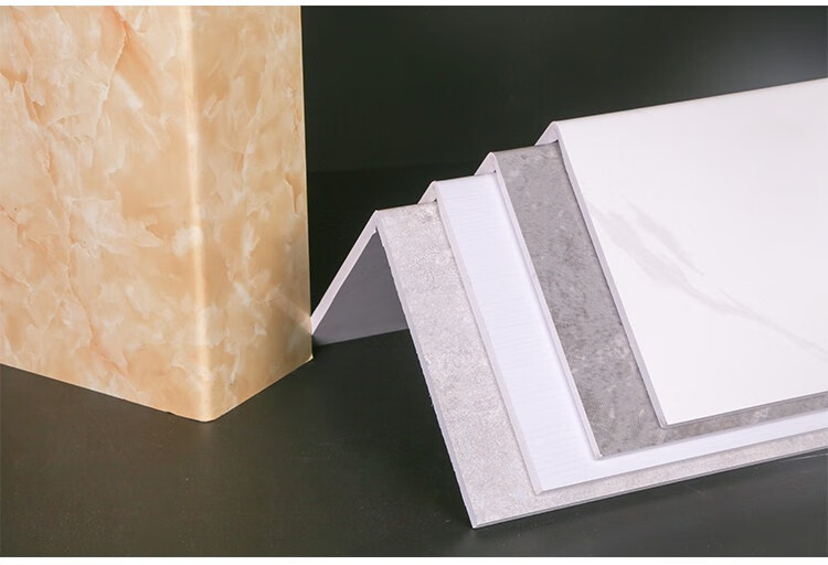 包管道护角遮挡下水道装饰板厨房燃气卫生间pvc装饰护板包管5号黄树纹