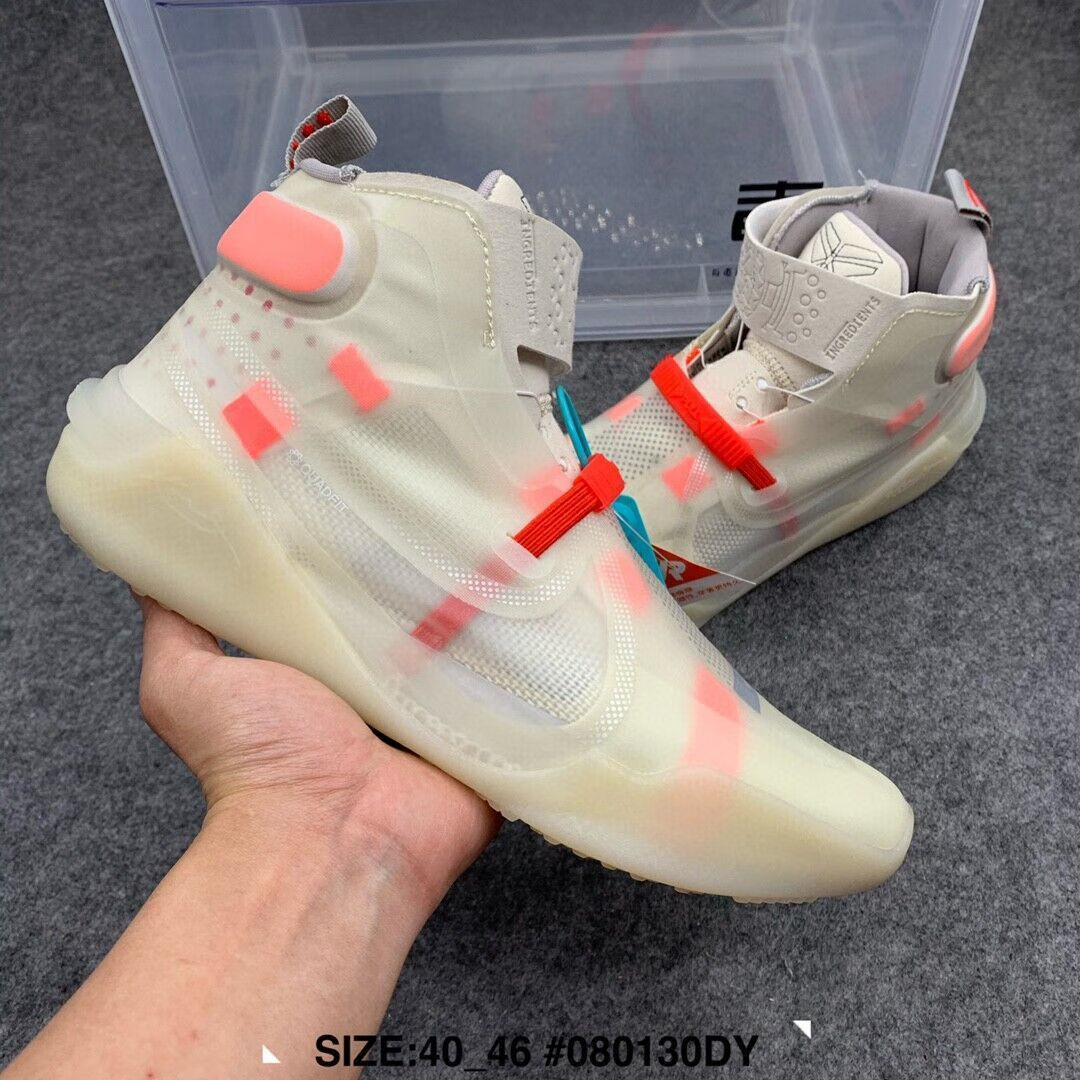 12代adnxt全明星白蓝黑红彩虹透明高帮缓震篮球鞋男科比12代白红40