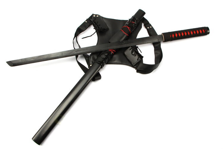 火影忍者cos旗木卡卡西暗部刀cos刀剑暗部道具动漫周边模型木刀2把