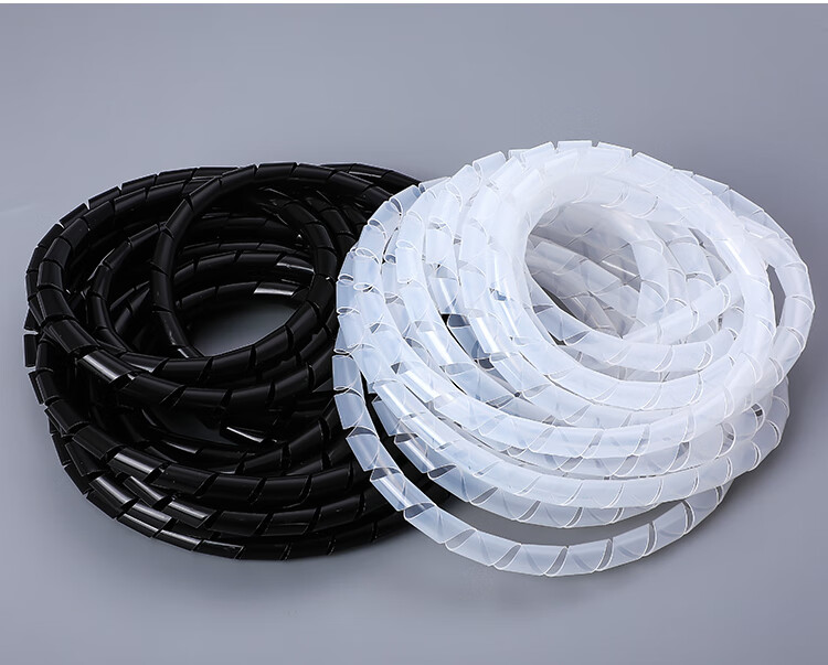 缠绕管4681030mm电线绕线管包线管理线器束线缠线绕线缠绕带4mm黑色20