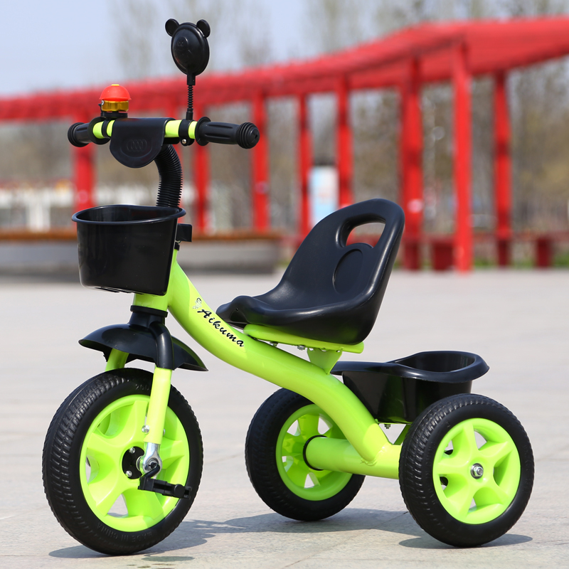 小孩子玩的三轮车脚踏车3-6岁儿童带推把宝宝手推车小孩自行车单车