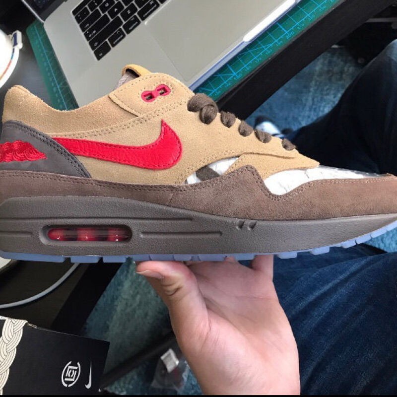 耐尅官网旗舰纯源clotxno死亡之吻茶叶运动鞋陈冠希联名airmax2.