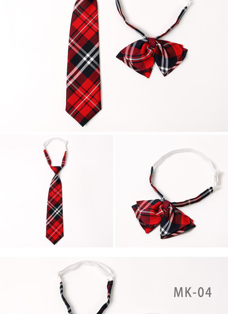 韩版学生校服班服儿童中学领带领结领花日系学院风英伦风男女套装 mk1