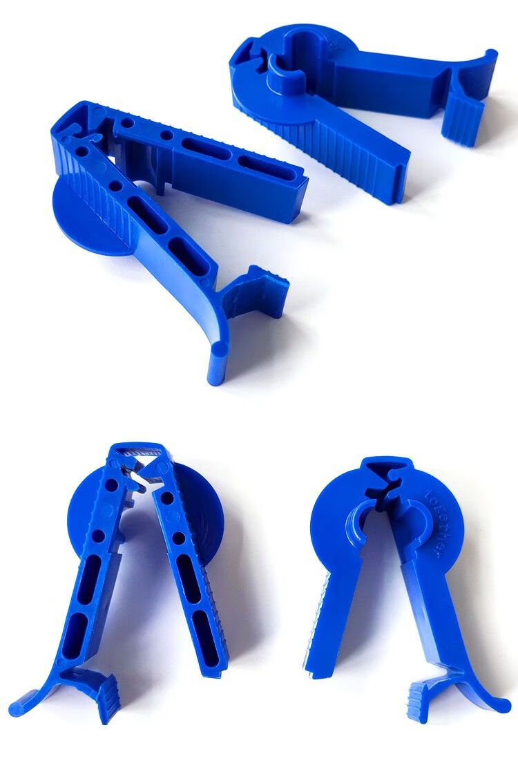 腹透蓝夹子蓝色腹透护理用品管路夹子腹膜透析流量控制夹子管夹子 8个