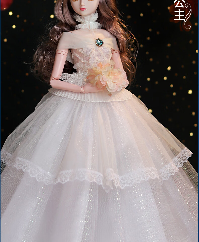 芭比洋娃娃套装女孩玩具公主超大号爱莎玩偶女孩生日礼物 【限量版】