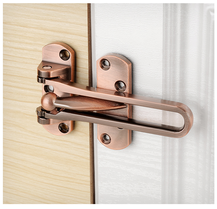 防盗扣反锁扣阻门器顶门器安全门扣门链反锁扣保险栓反锁扣房门栓 浅