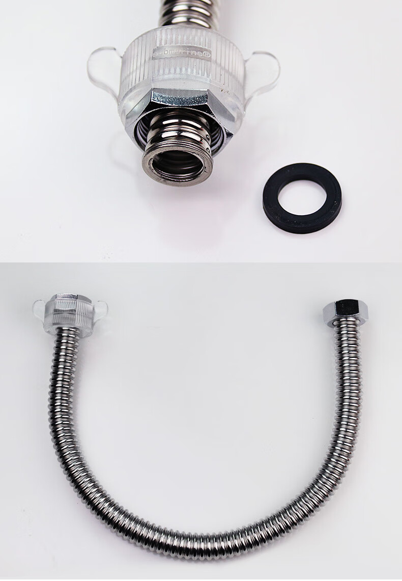 潜水艇6分304不锈钢波纹管燃气天然气进水软管水管家用防爆 6分波纹管