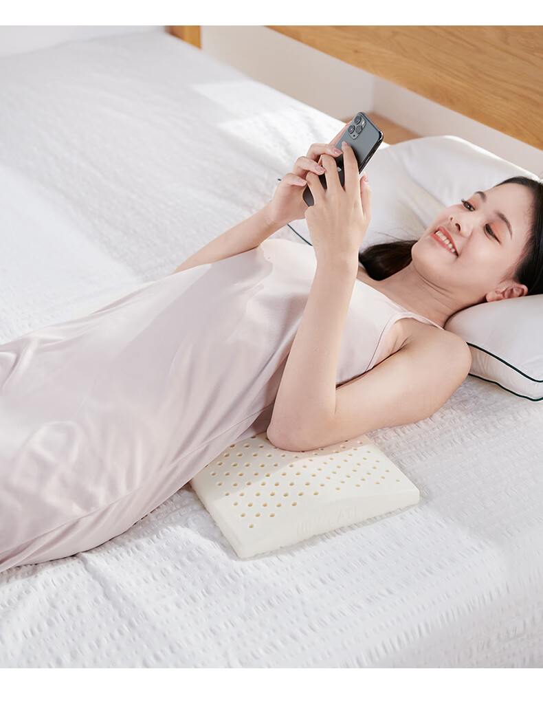 小米mi生态米家通用腰枕床上睡觉乳胶睡觉腰垫靠背垫孕妇睡眠腰椎垫