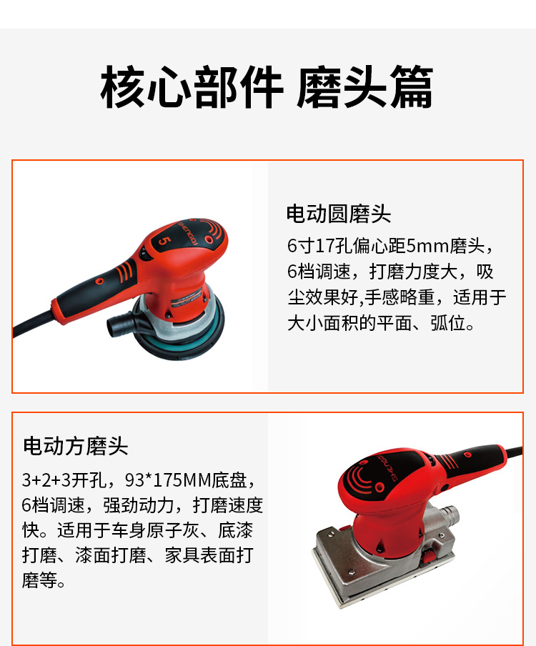 費斯托無塵幹磨機無塵電動氣動磨灰機油漆砂紙汽車膩子原子灰打磨機