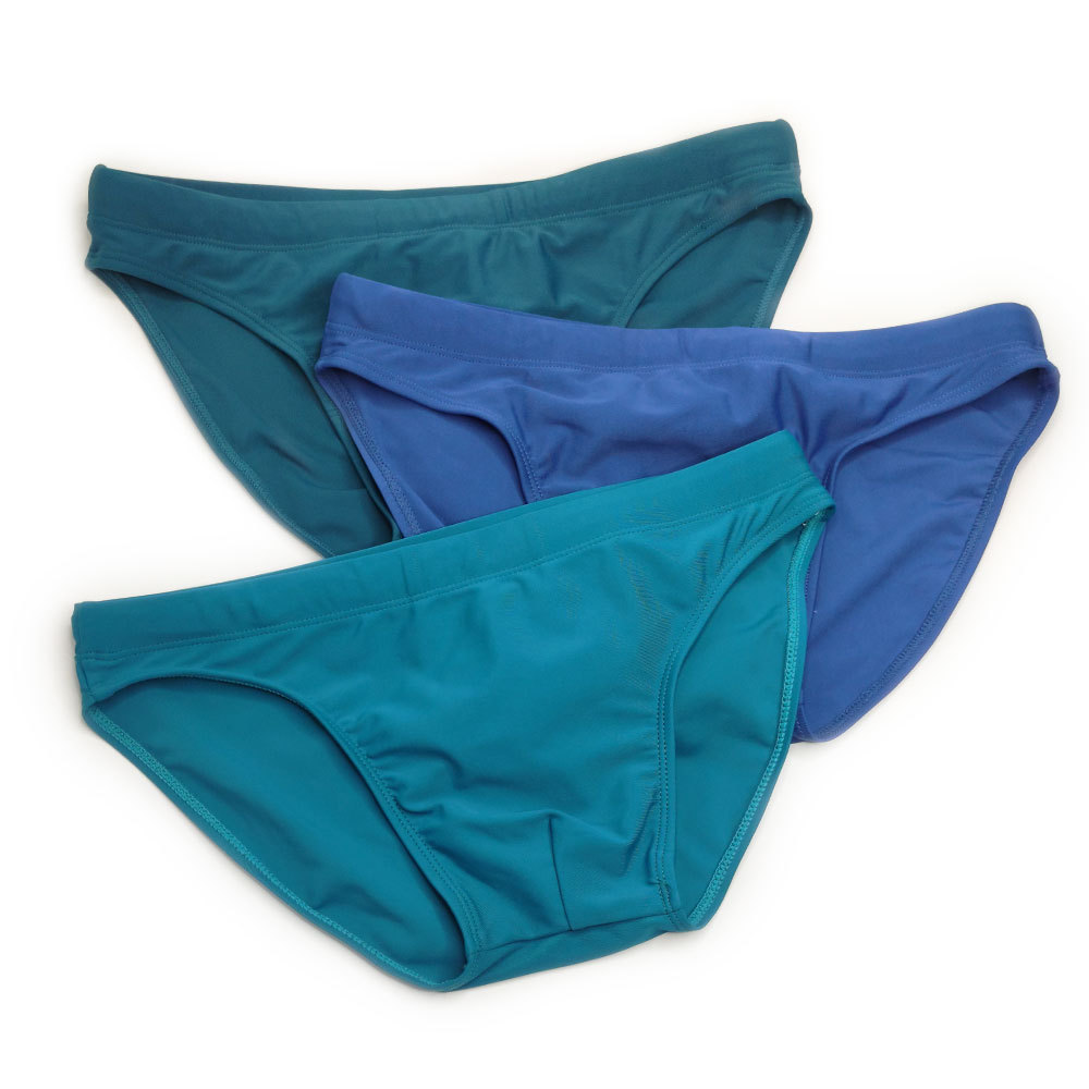 泳裤男士纯色紧身三角泳裤比基尼简约低腰男生性感沙滩三角裤男 白色