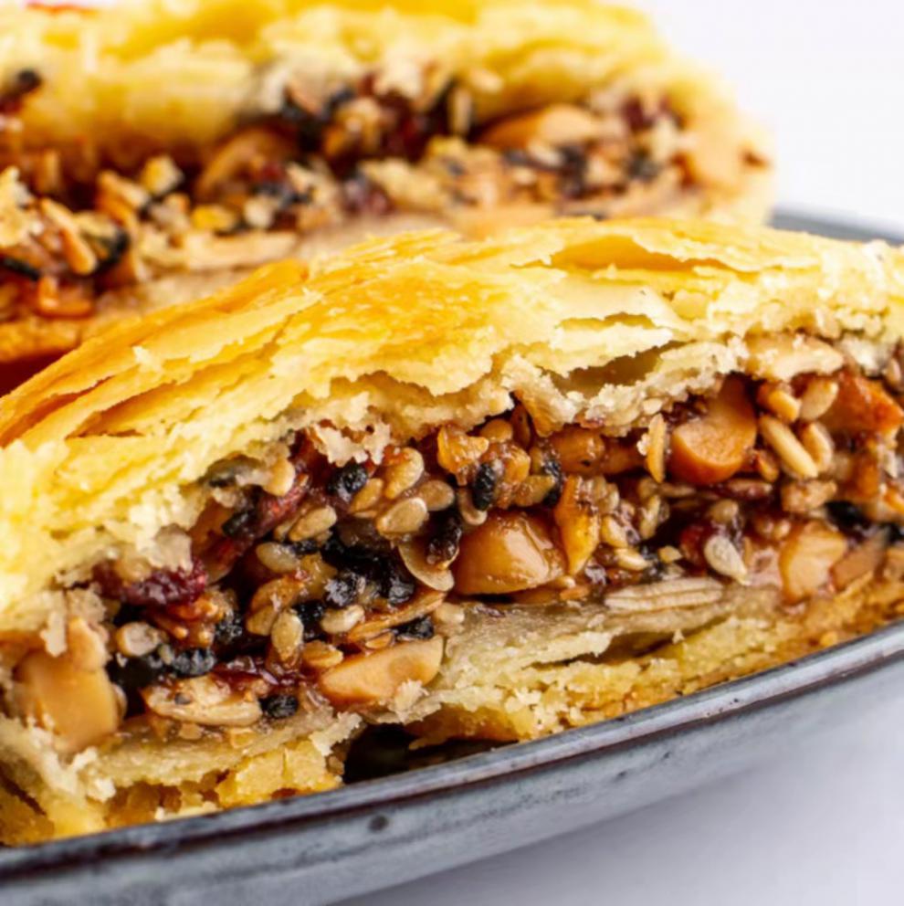 子洲果馅 陕北特产双湖果馅五仁枣泥馅 榆林传统糕点 酥皮馅月饼 枣泥